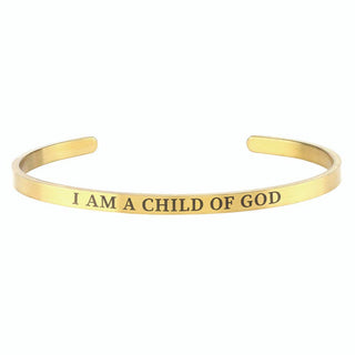 I am Child of God Bracelet - Gold