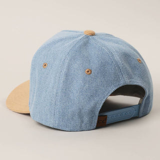 MAKE HEAVEN CROWDED Denim Corduroy Trucker Hat