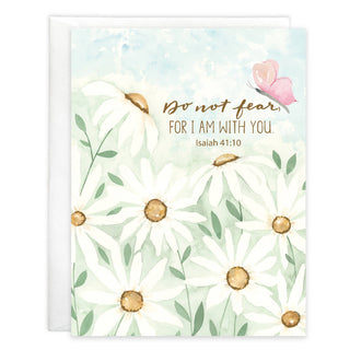 With Scripture Thinking of You Greeting Card - Daisy Field