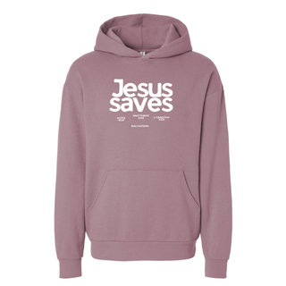 Jesus Saves Hooded Sweatshirt: July 2026