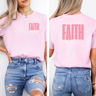 Saved By Grace Through Faith in Jesus Christian Crewneck T-Shirt Apparel