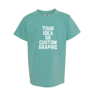 Custom Youth Garment-Dyed Heavyweight T-Shirt - Comfort Colors 9018