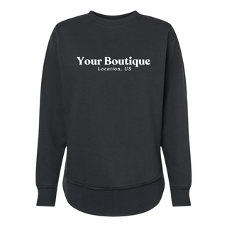 LAT Women's Weekend Fleece Crewneck Sweatshirt - 3 order minimum