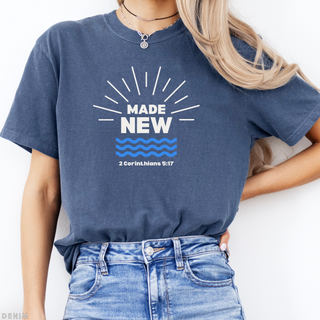 Made New Baptism Christian Graphic T-Shirt