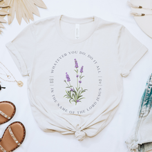 Colossians 3:17 Lavender Flower T-Shirt