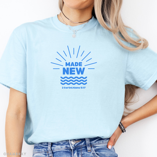 Made New Baptism Christian Graphic T-Shirt