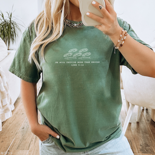Loaves and Fish He Will Provide Comfort Colors T-shirt - April 2026