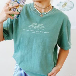 Loaves and Fish He Will Provide Comfort Colors T-shirt - April 2026