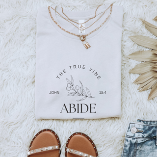 Jesus The True Vine: Abide T-Shirt