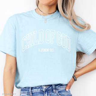 Child of God Christian Crewneck T-Shirt Faith Apparel