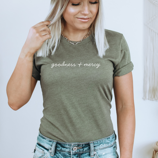 Goodness and Mercy Christian T-Shirt