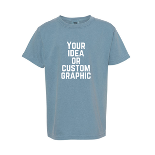 Custom Youth Garment-Dyed Heavyweight T-Shirt - Comfort Colors 9018