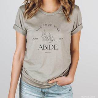 Jesus The True Vine: Abide T-Shirt