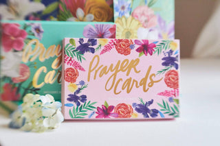 Prayer Cards Floral Wreath