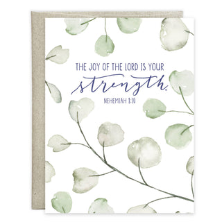 With Scripture Thinking of You Card - Your Strength