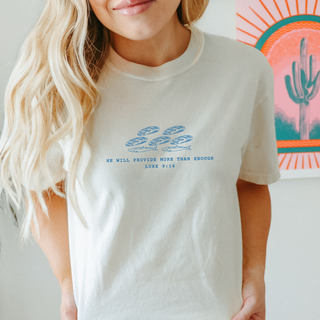 Loaves and Fish He Will Provide Comfort Colors T-shirt - April 2026