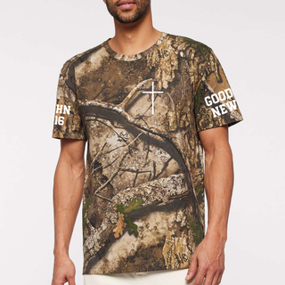 John 3:16 Men's Camo Graphic T-Shirt
