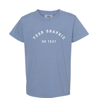 Custom Youth Garment-Dyed Heavyweight T-Shirt - Comfort Colors 9018