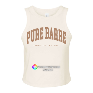 Custom Branded Logo Women's Micro Rib Racer Tank (MIN. 3)