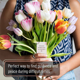 Cheerful Prayer Cards with 70 Uplifting Verses