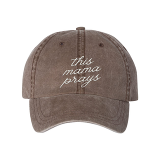 This Mama Prays Embroidered Hat, Christian Baseball Cap