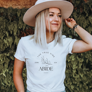 Jesus The True Vine: Abide T-Shirt