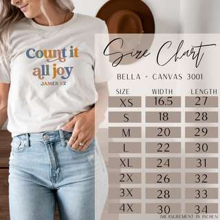 Count It All Joy: September 2026 T-Shirt of the Month
