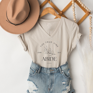 Jesus The True Vine: Abide T-Shirt