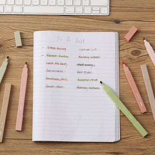 Mr. Pen Aesthetic Highlighters Set of 8 Chisel Tip