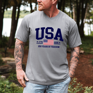 USA 250 Years of Freedom 4th of July America TShirt