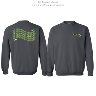 Custom Bluk Order For Refresh Nutrition (Crewnecks)