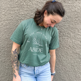 Jesus The True Vine: Abide T-Shirt