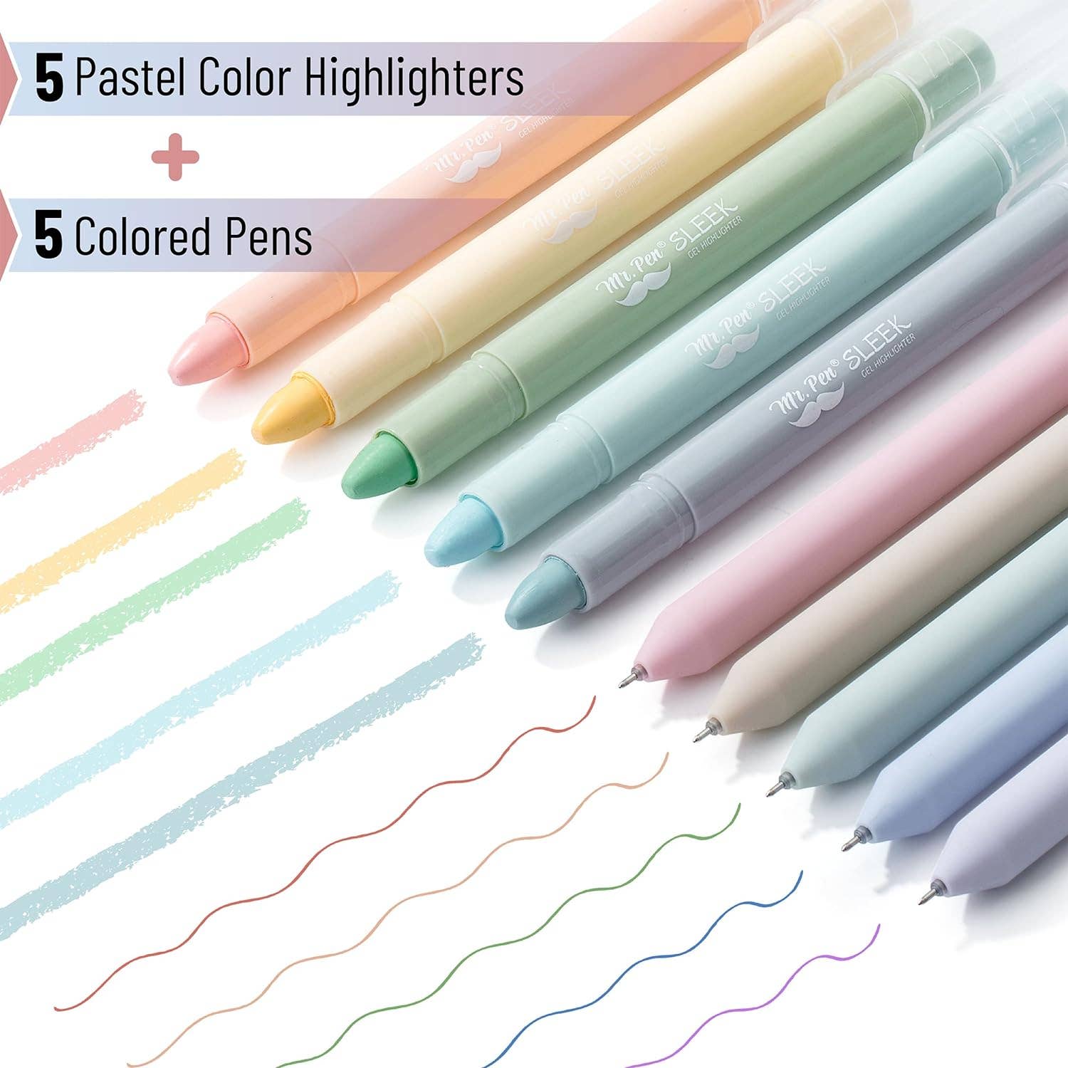 No Bleed Bible Highlighters Pens 10 Pack – Naptime Faith