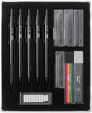 Metal Mechanical Pencils Precision Set