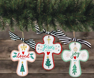 LCP Christmas Ornament Joy Merry Bright