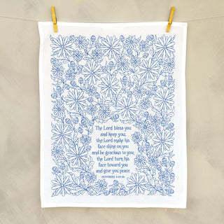 The Blessing Scripture Tea Towel (NIV) — Numbers 6