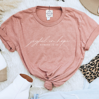 Joyful in Hope Soft Christian T-Shirt