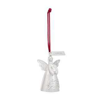 Mini Bell Angel Ornament - Peace