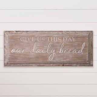 Carved Sign - Our Daily Bread