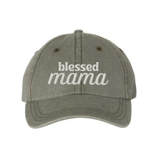 Blessed Mama Embroidered Baseball Cap