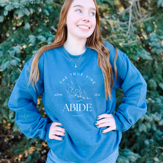 Jesus The True Vine: Abide Sweatshirt