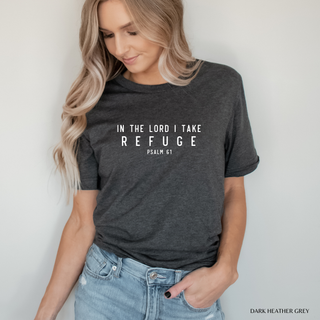 In the Lord I Take Refuge Psalm 61 Bella Canvas - March 2026 Collection