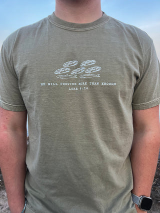 Loaves and Fish He Will Provide Comfort Colors T-shirt - April 2026