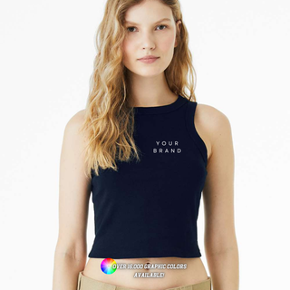 Custom Branded Logo Women's Micro Rib Racer Tank (MIN. 3)