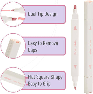 Mr. Pen Dual Tip Aesthetic Highlighters, 8 Pack