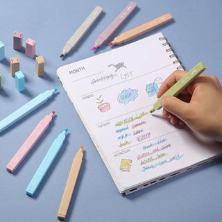 Aesthetic Highlighters, Pastel, 8 Pack