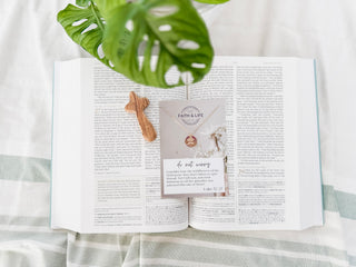 "Consider The Wildflowers" Dainty 14k Gold Inspirational Bible Verse Necklace