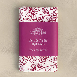 Blest Be the Tie Hymn Tea Towel