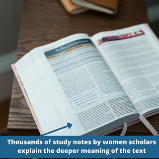 NIV, The Woman's Study Bible, Leathersoft, Blue, Full-Color, Red Letter: Receiving God's Truth for Balance, Hope, and Transformation