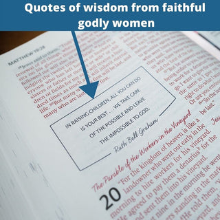 NIV, The Woman's Study Bible, Leathersoft, Blue, Full-Color, Red Letter: Receiving God's Truth for Balance, Hope, and Transformation